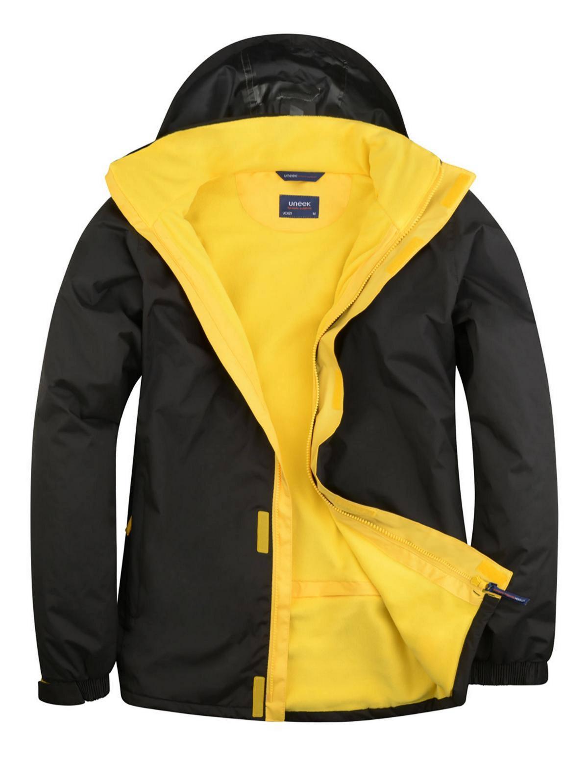 Deluxe Outdoor Jacket - Black/Submarine Yellow