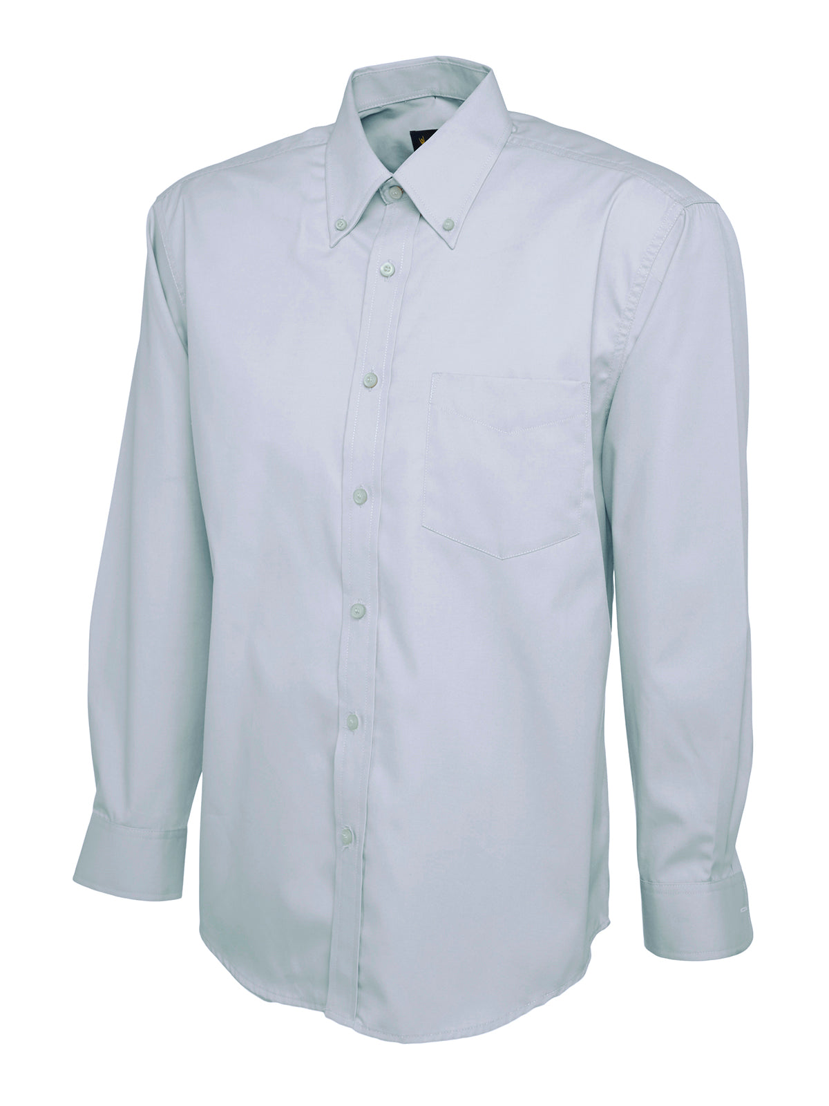 Mens Pinpoint Oxford Full Sleeve Shirt - Light Blue