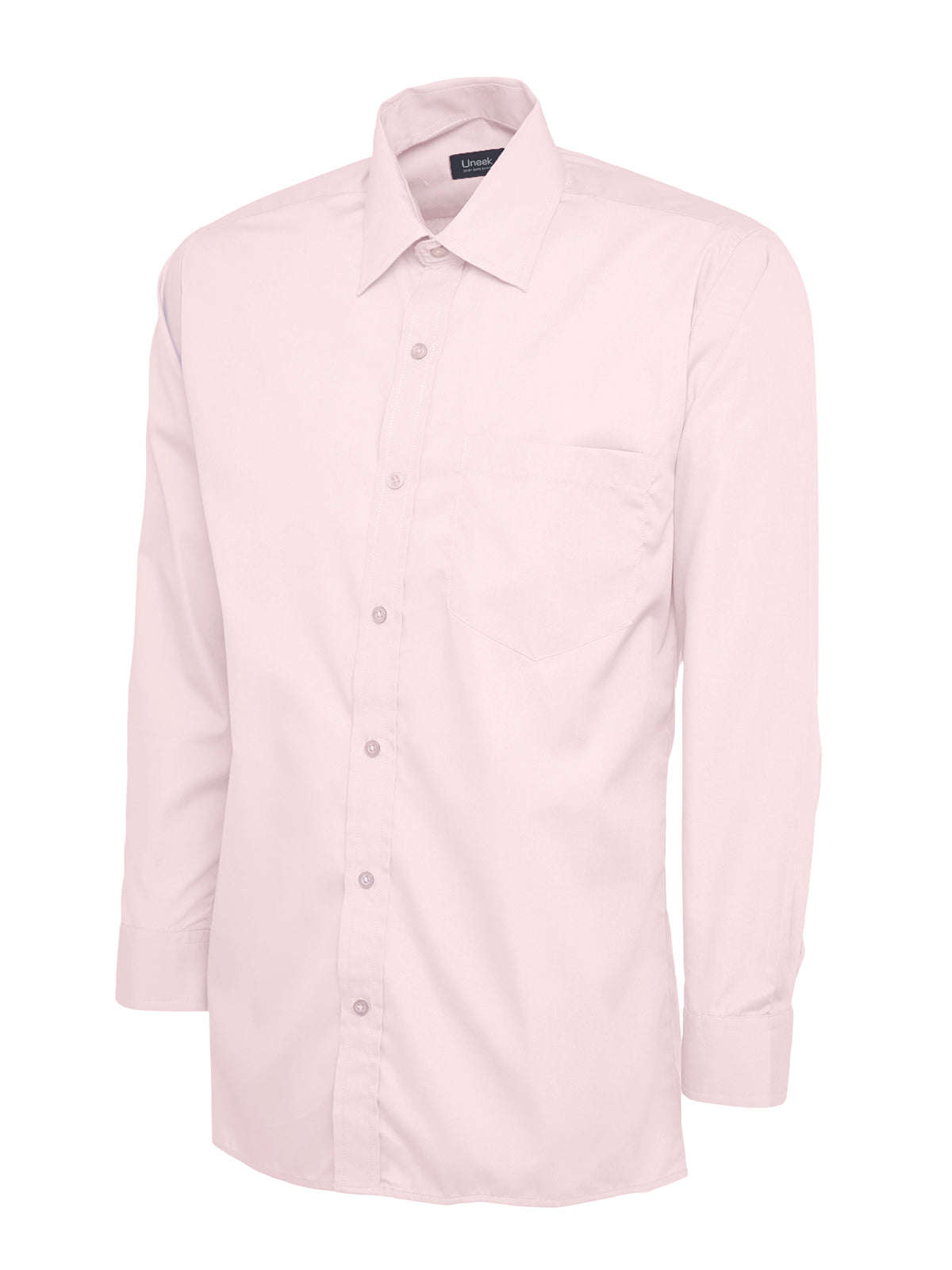 Mens Poplin Full Sleeve Shirt - Pink