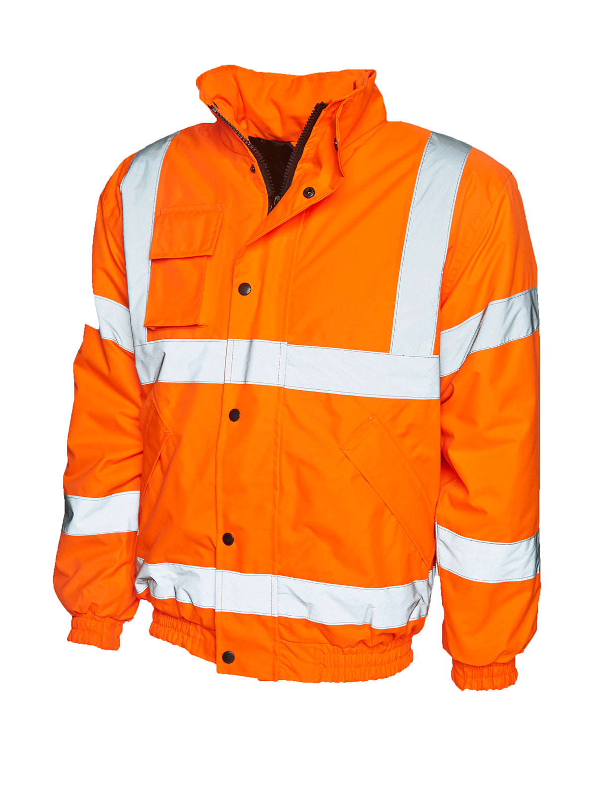 High Visibility Bomber Jacket - Orange