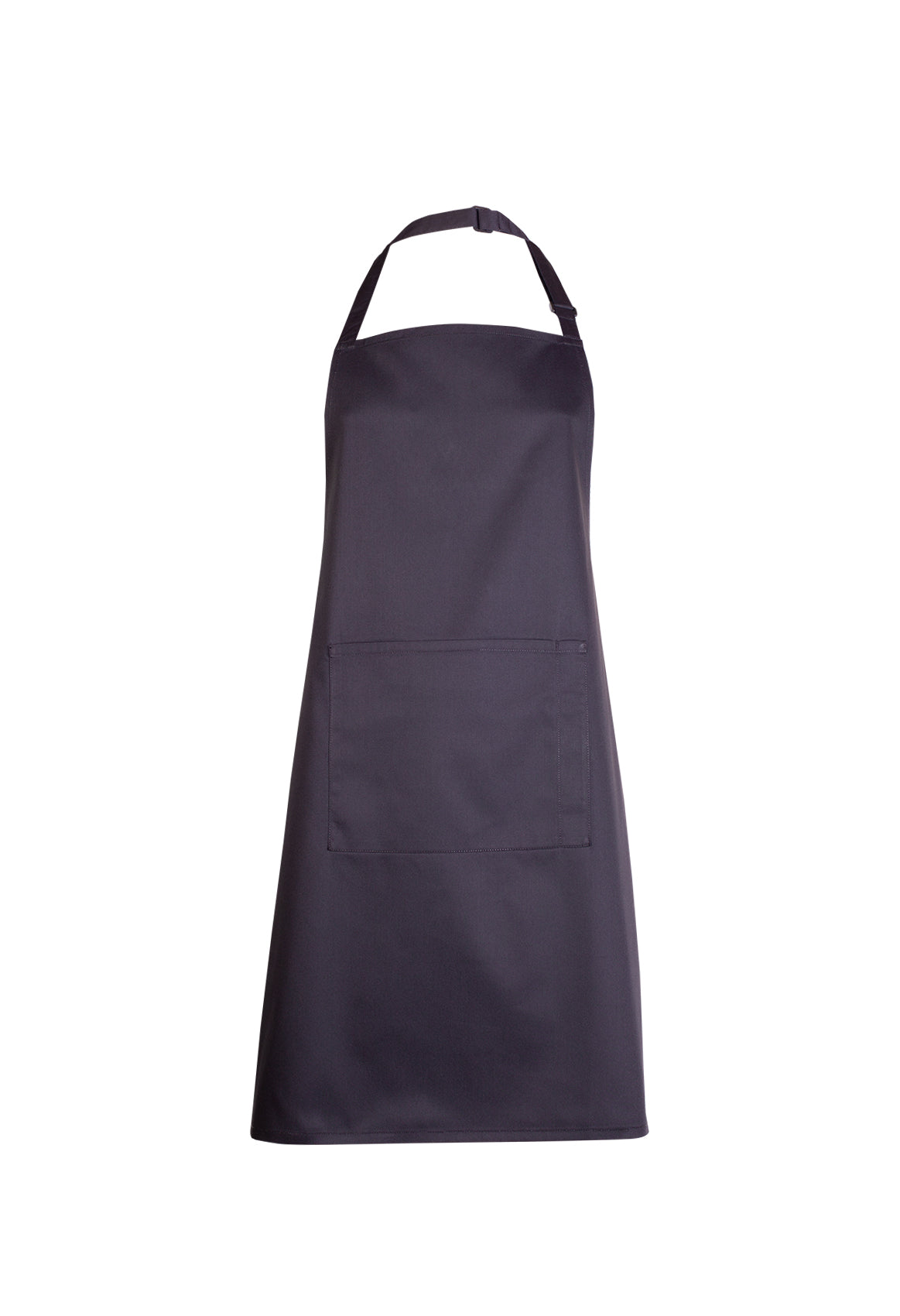 Bib Apron with Pocket - Black