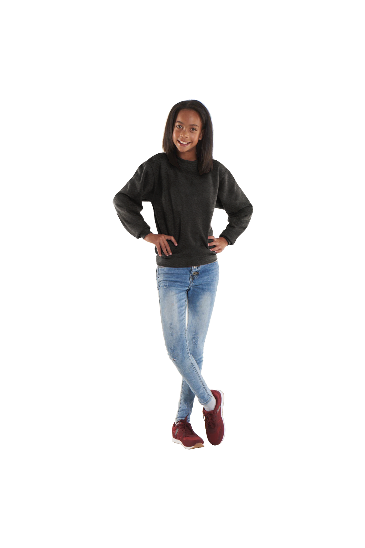 The UX Children's Sweatshirt - Charcoal