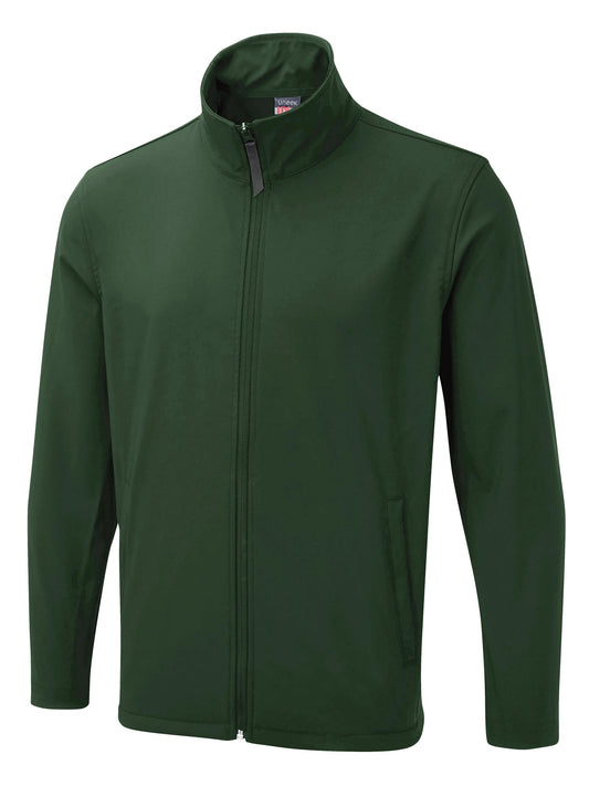 The UX Printable Soft Shell Jacket - Bottle Green