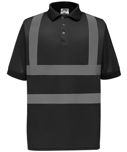 Hi-vis short sleeve polo