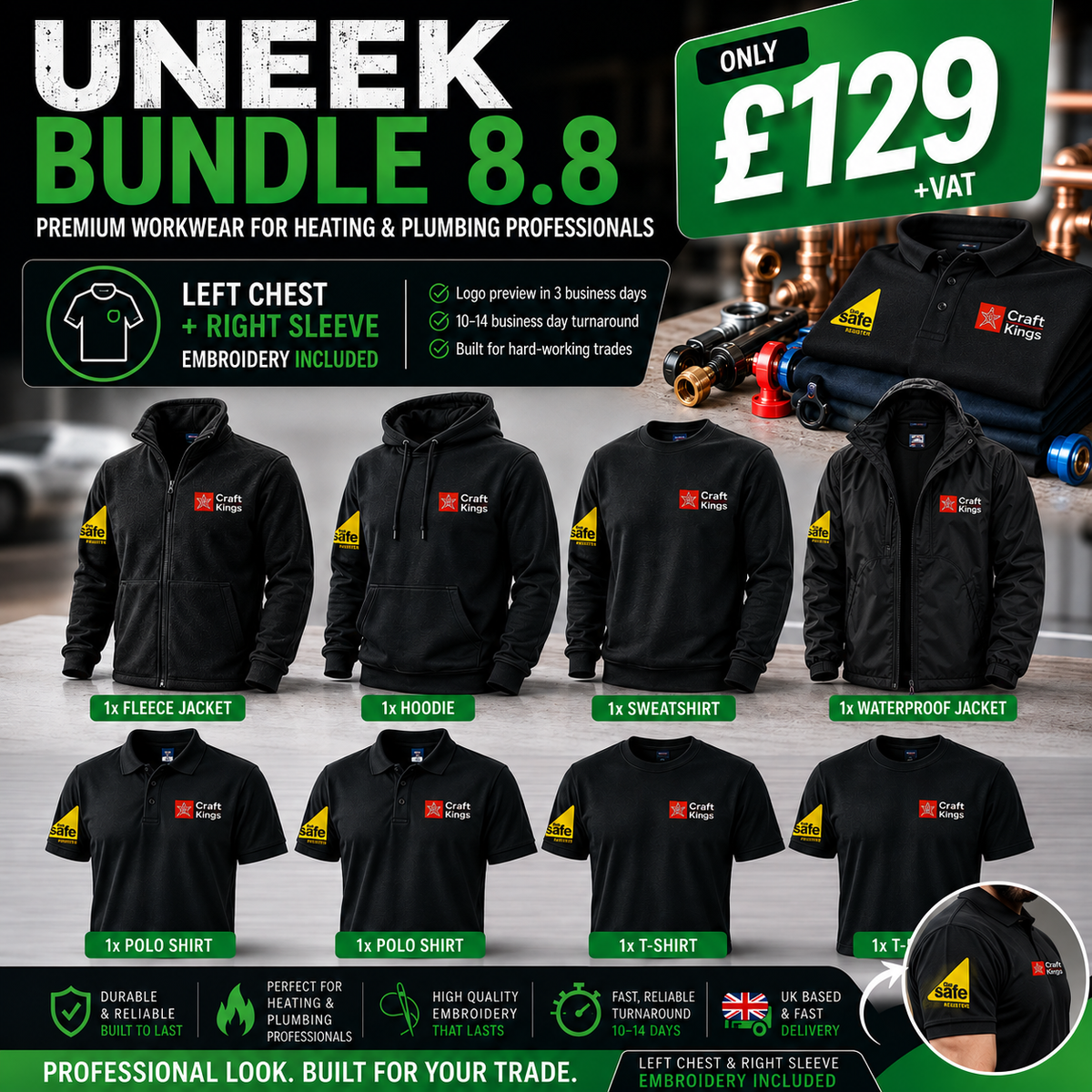 Uneek Bundle 8 ITEMS